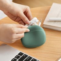 【cw】hot 1PC Data Cable Headphone Storage Organizing Silicone coin purse ！