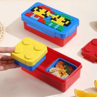 Build A Student Brick Bento Lunch Box RemovAble CompArtments Bento Lunch Box MicrowAve SAfe Food Keeper