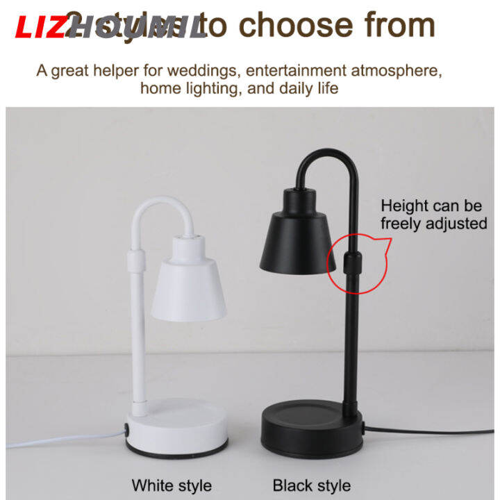 lizhoumil-โคมไฟอุ่นเทียนหรี่ไฟได้เทียนหอมปรับความสูงได้-เทียนหอมปรับอากาศของขวัญวันวาเลนไทน์