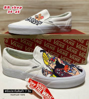 [พร้อมจัดส่ง] รองเท้าแวนส์ cartoon network vans 90s Cartoon Vans [size:36-45] รองเท้าVans slip on รองเท้าผ้าใบแบบสวม รองเท้าแฟชั่น รองเท้าลายการ์ตูน (สินค้าพร้อมกล่อง) [SKUAD01]