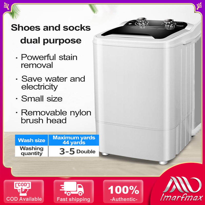 Portable 4.5Kg Mini Lazy Compact Washing Shoes Brush Machine Baby Home Dorm 