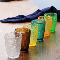 【jw】□☋  360ML Bar Juice Glass Colorful Hotel Restaurant Wine Drink Cup Supplies