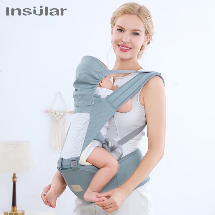 insular-baby-carrier-front-facing-hipseat-kangaroo-ergonomic-baby-sling-carriers-for-newborn-toddler-kids-loading-bear-20kg