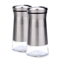 Stainless Steel Glass Seasoning Bottle with Adjustable Holes