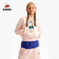 [KIRSH] CHERRY ARCH LOGO CROP HOODIE | 23SS | Women HOODIE | ZIP UP | Hoodie women |Korean Style | Hoodie for girl | Hoodie cute | Korean fashion