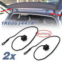 Bochang 2ชิ้นสำหรับ VW MK5กอล์ฟ MK6กระต่าย R R32 R20 GTI ฟักพัสดุสายสตริงสายคล้องฝาครอบกระบะประตูท้าย1K6863447A ยึด