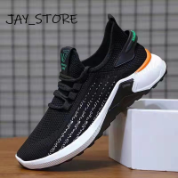 JAY_STORE  รองเท้าผ้าใบผู้ชาย รองเท้ากีฬาผช รองเท้าแฟชั่นผู้ชาย ใส่สบาย 2023ใหม่ XYD23A0SZU 43Z231025