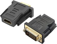 DVI To HDMI-compatible Adapter Bi-directional DVI D 24+1 Male To HDMI-compatible Female Cable Connector Converter Adapters Adapters