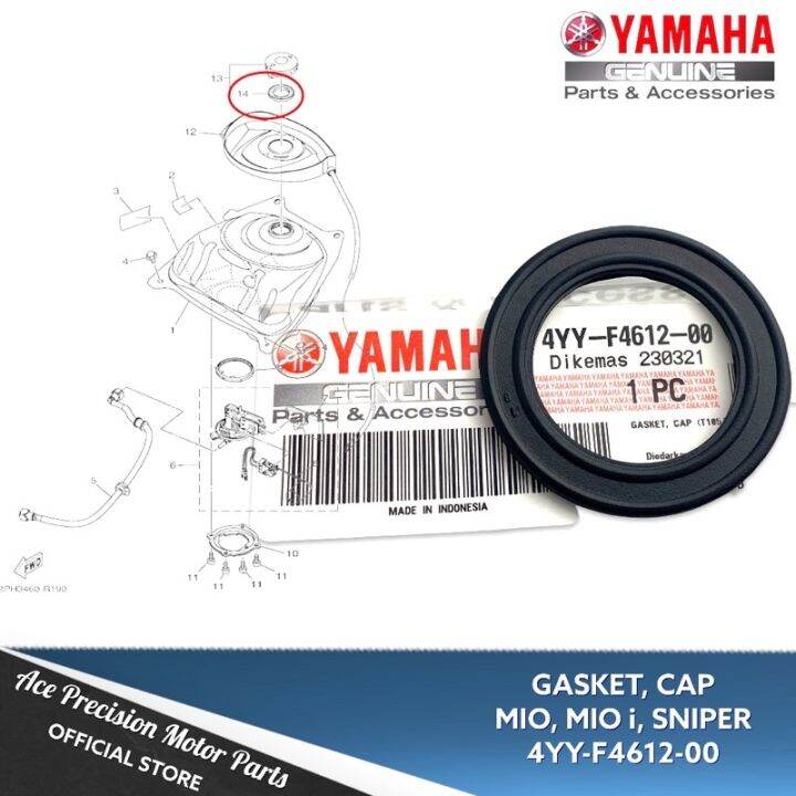 YAMAHA GENUINE GAS TANK CAP RUBBER MIO/SNIPER/AEROX 4YYF461200