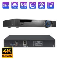 Techage UHD เครื่องบันทึกเครือข่าย NVR POE 32CH H.265กล้อง4K8MP 5MP ตรวจจับใบหน้าระบบกล้องวงจรปิด CCTV P2P สูงสุด28T