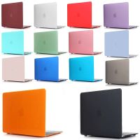 เคสแล็ปท็อปใหม่2ชิ้นเหมาะสำหรับ Apple Macbook Air Pro Retina 11 12 13 14 15 16 Mac Book 2020 2022ใหม่ Air 13 Pro 13นิ้วพร้อมทัชบาร์เคส