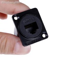 RJ45 D-type Module Socket Female Signal Connector Cat6 Panel Mount Network