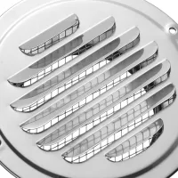 70/80/100/120/150/160mm Stainless Steel Round Exterior Wall Air Vent Grille Various Size Ducting Ventilation Grilles Home Office Exhaust Fans