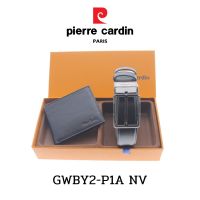 Pierre Cardin (ปีร์แอร์ การ์แดง)ชุดของขวัญ กระเป๋าธนบัตร+เข็มขัดหัวเข็ม Pierre Cardin Giftset wallet belt รุ่น GWBY2-P1A พร้อมส่ง ราคาพิเศษ