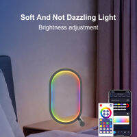 APP สมาร์ท LED ไฟกลางคืน5โวลต์ USB RGB สก์ท็อปบรรยากาศแสงสำหรับเกมห้องนอนข้างเตียงตกแต่งโต๊ะ Lamps2023