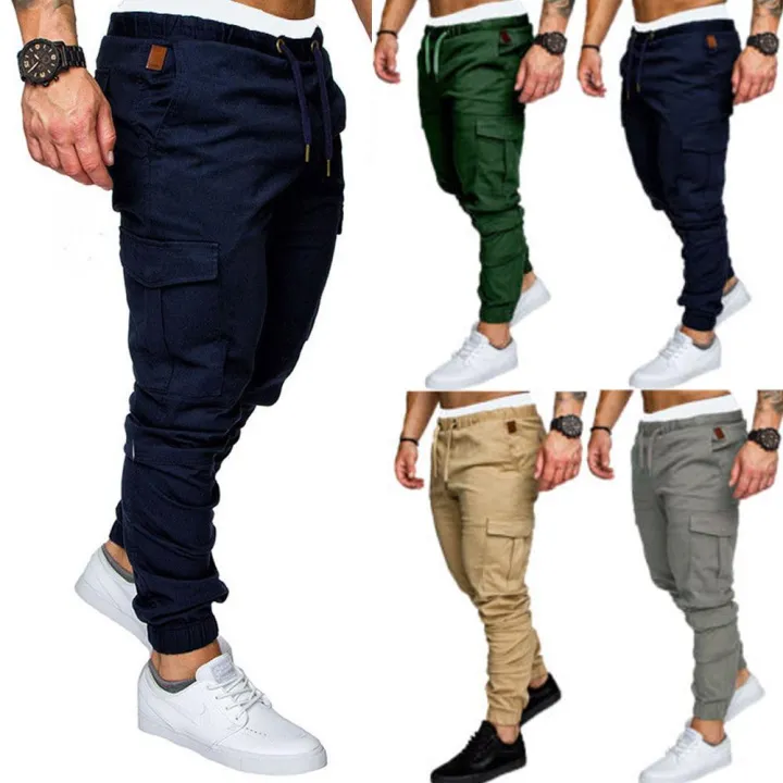 cuffed mens cargo pants