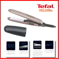 Tefal เครื่องยืดผมเหล็กหนีบผมเรียบ HS1120ko ที่ดัดผมไฟฟ้าพลังงานกระเป๋าขนาดเล็กพิเศษ