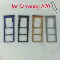 ซิมการ์ดถาดสำหรับ Samsung Galaxy A70 A705 A705F A705FN A705W A705FD A705GM Original โทรศัพท์ NANO Micro SD ช่องใส่การ์ดอะแดปเตอร์-Shumue