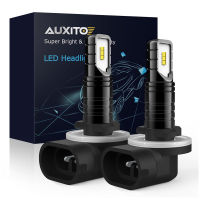 AUXITO 2Pcs 1300Lm H27 881 LED Fog Lights Bulb CSP Chip H27W2 H27W2 LED Driving Lamp DRL Car Daytime Running Light 6000K White