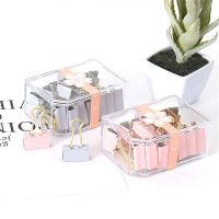 15Pcs Cute Binder Clips 25mm Pink Grey Metal Binder Clamp Bookmark Kawaii Stationery School Office Supplies