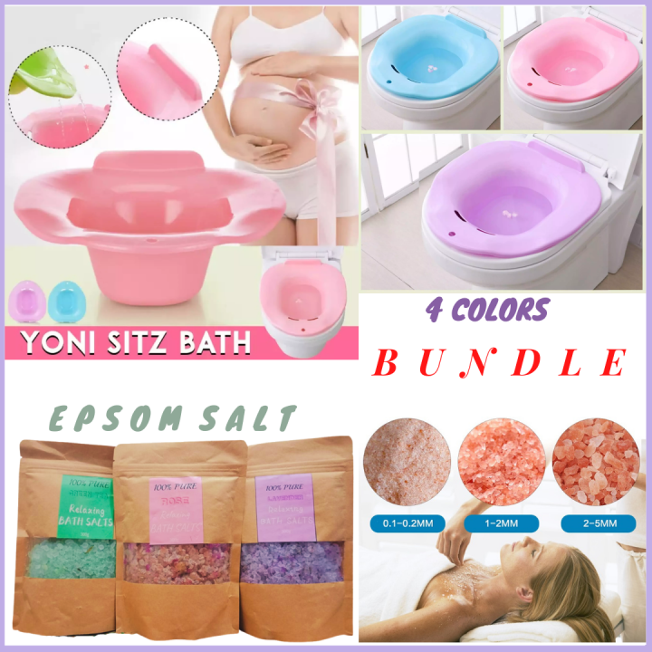 Sitz Bath + Epsom Salt for Soaking Solution Treats constipation