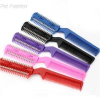 Pet Hair Trimmer Comb Cutting Cut Dog Cat With 2 Blades Grooming Razor Thinning Hairbrush Comb Products For Cats Brushes  Combs