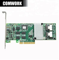 การ์ด RAID LSI MegaRAID 9261-8i SATA SAS CONTROLLER 6G PCIe X8 RAID สาย Mini-SAS SFF-8087