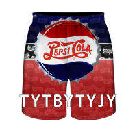 New Carbonated Drinks Pepsi Cola 3D Print Mans Casual Style Shorts 04