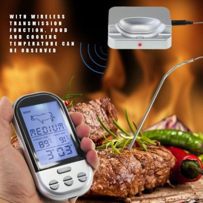 【hot】❃  Meat Thermometers Bluetooth Digital Probe BBQ Grill Thermometer Tools with Timer Alarm