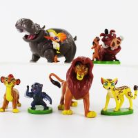 【SALE】 tangticarans1972 6ชิ้น/ล็อต Lion King ตัวเลข Simba Nala Mufasa Sarapi Pumbaa Timon Zazu นก Hippo ของเล่นคริสต์มาสของขวัญ