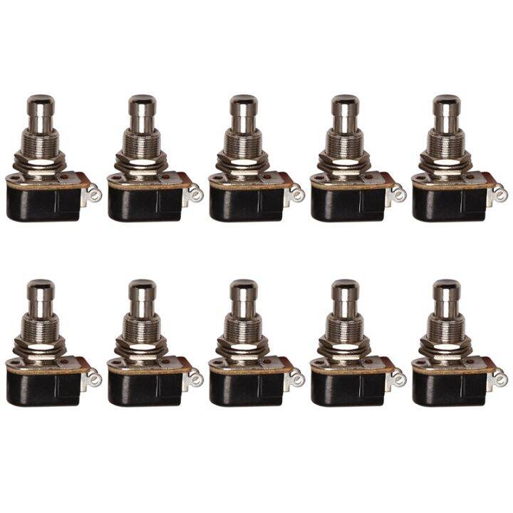 Guitar Effects Pedal Box Momentary SPST Button Stomp Foot Switch Push