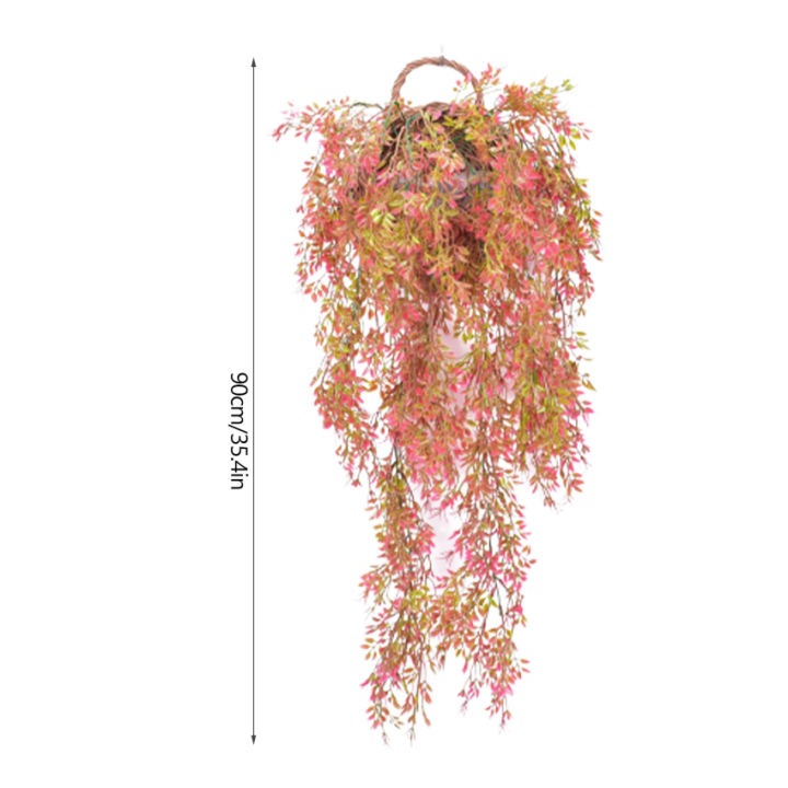 ประดิษฐ์แขวนพืชฤดูใบไม้ร่วงตกแต่ง-90เซนติเมตรปลอมไม้ไผ่พืชความงามประดับห้อง-f-aux-vines-ฤดูใบไม้ร่วงใบตกแต่งผนังสำหรับในร่มกลางแจ้งห้องนอนและสวน-2แพ็ค