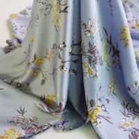 【Miki Xinyuan】100ซม. X 150ซม. เครปนุ่ม Charmeuse วัสดุ FabricScarf Tecido Tilda