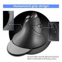 ZZOOI Vertical Mouse Right Hand Gaming LED Wired Mouse Optical Desktop Computer Laptop Mice Pad Computer Peripherals