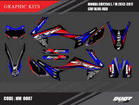 สติ๊กเกอร์วิบาก Honda CRF 250 L ทั้งคัน Graphic kit สติ๊กเกอร์เคลือบเงา สุดคุ้ม