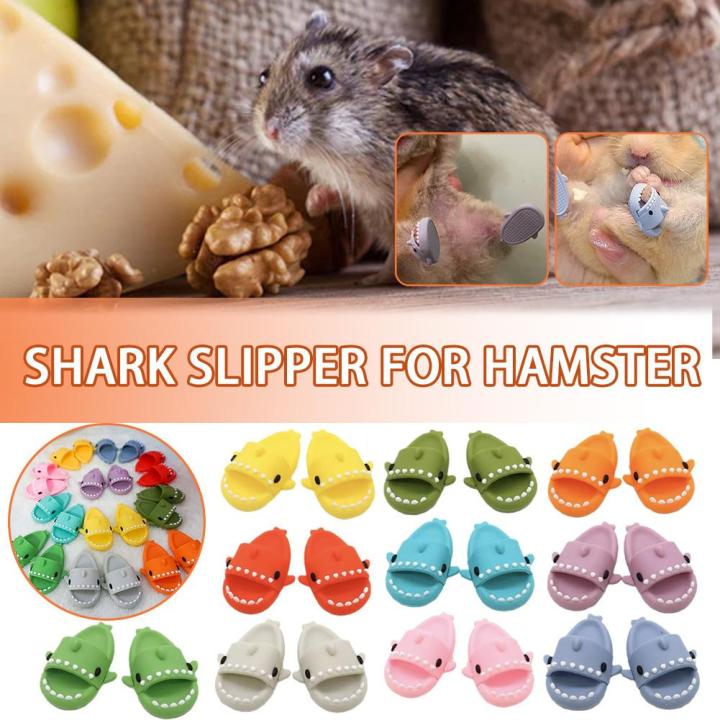 1pair-mini-shark-slipper-silicone-pet-hamster-hedgehog-slipper-shoes-shark-fun-f6b0