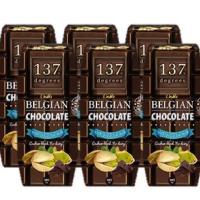 137 degrees Pistachio Milk Belgian Chocolate 137 ดีกรี นมพิสตาชิโอ สูตรช็อคโกแลต เบลเยี่ยม 180ml. x 6กล่อง