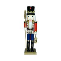 Wooden Soldiers Nutcracker Ornaments Wood Figurine Puppet Toys Decor