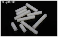 ✈  10Pcs M4 x 6mm New L 6 Plastic Nylon Jimi Screws Headless Tightening Socket Set with Cup Point Grub Standoff Spacer x