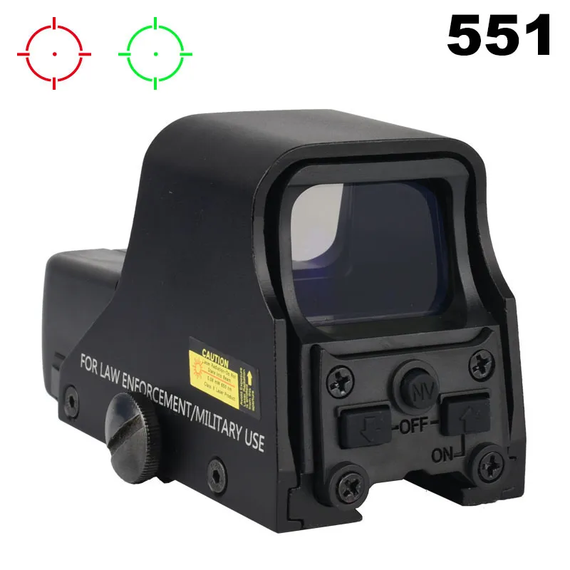 552 Reflex Sight Scope Tactical Holographic Red Green Dot Sight Light