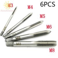 HOT GULXKWHG 633 เครื่องมือเหล็กเจาะต๊าปเกลียวบิตง่าย M3/M4/M5/M6/M8 5ชิ้น/ชุดแบริ่งลูกบอลมือบีบ