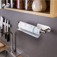 Toilet Holder Adhesive Wall Mounted Toilet Paper Towel Holders Bathroom Shelf Accessories Kitchen Roll Tissue Stand Organizer