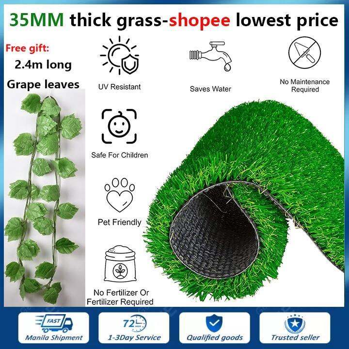 35MM Grass DIY Backdrop Panels Garden Outdoor UV Protected Artificial ...