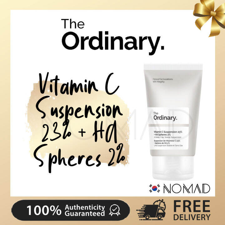 [THE ORDINARY] Vitamin C Suspension 23 + HA Spheres 2 30ml Lazada