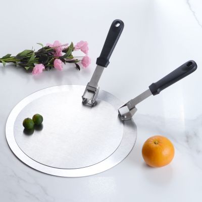 Stainless Steel Folding Pizza Peel Non-Slip Handle Baking Homemade Pizza And Bread Pastry Tools Accessories Kitchen Supplies