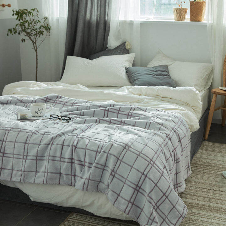 simple-style-fleece-blanket-bed-cover-winter-bed-sheet-solid-color-200x230cm-mechanical-washed-wool-blanket-plane-sofa-cover