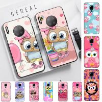 Nana Ko เคสโทรศัพท์คนรักการ์ตูนนกฮูกน่ารักสำหรับ Huawei Mate 10 20 30 40 50 Lite Pro Nova 3 3i 5 6 SE 7 Pro 7SE