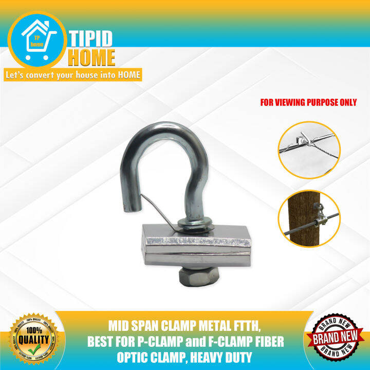 MID SPAN CLAMP METAL FTTH, BEST FOR PCLAMP and FCLAMP FIBER OPTIC