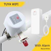 【LZ】▲☂☼  Tuya WiFi Controlador Automático de Válvula de Água Guindaste com Sensor de Água Alarme Via Alexa Smart Life Google Alice Alice