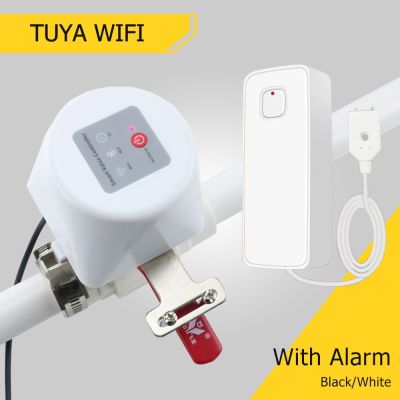 【LZ】▲☂☼  Tuya WiFi Controlador Automático de Válvula de Água Guindaste com Sensor de Água Alarme Via Alexa Smart Life Google Alice Alice